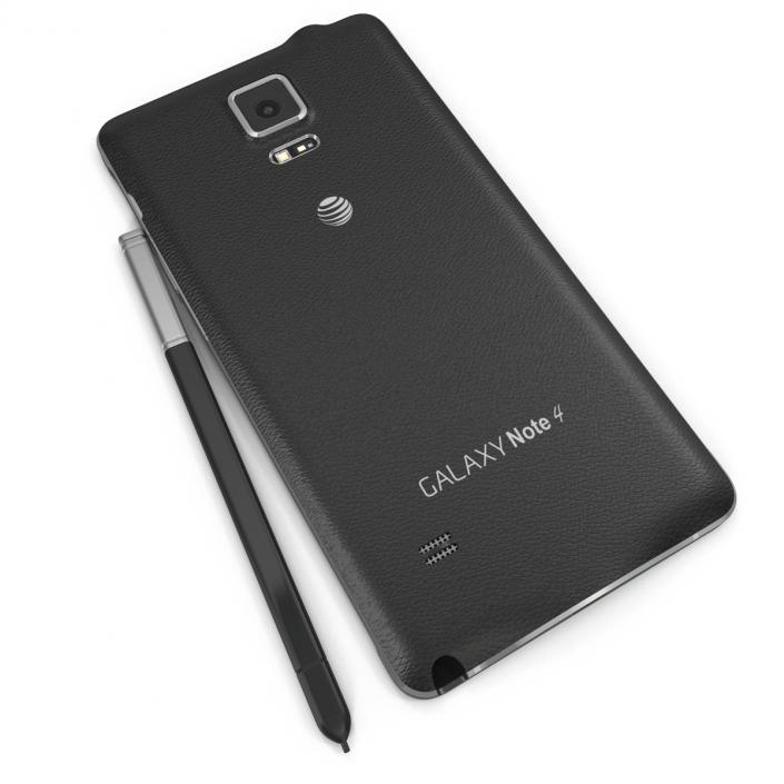 3D model Samsung Galaxy Note 4 Set